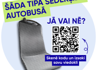 "Rīgas satiksme" izskata praktiskus sēdekļu risinājumus un aicina pasažierus izteikt viedokli